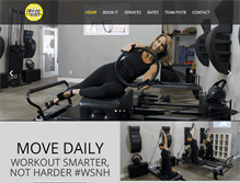 Tablet Screenshot of pilatesonthebeach.net